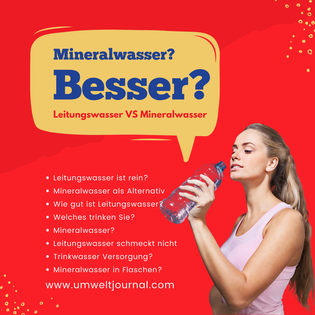 Leitungswasser VS Mineralwasser - Was ist besser? 